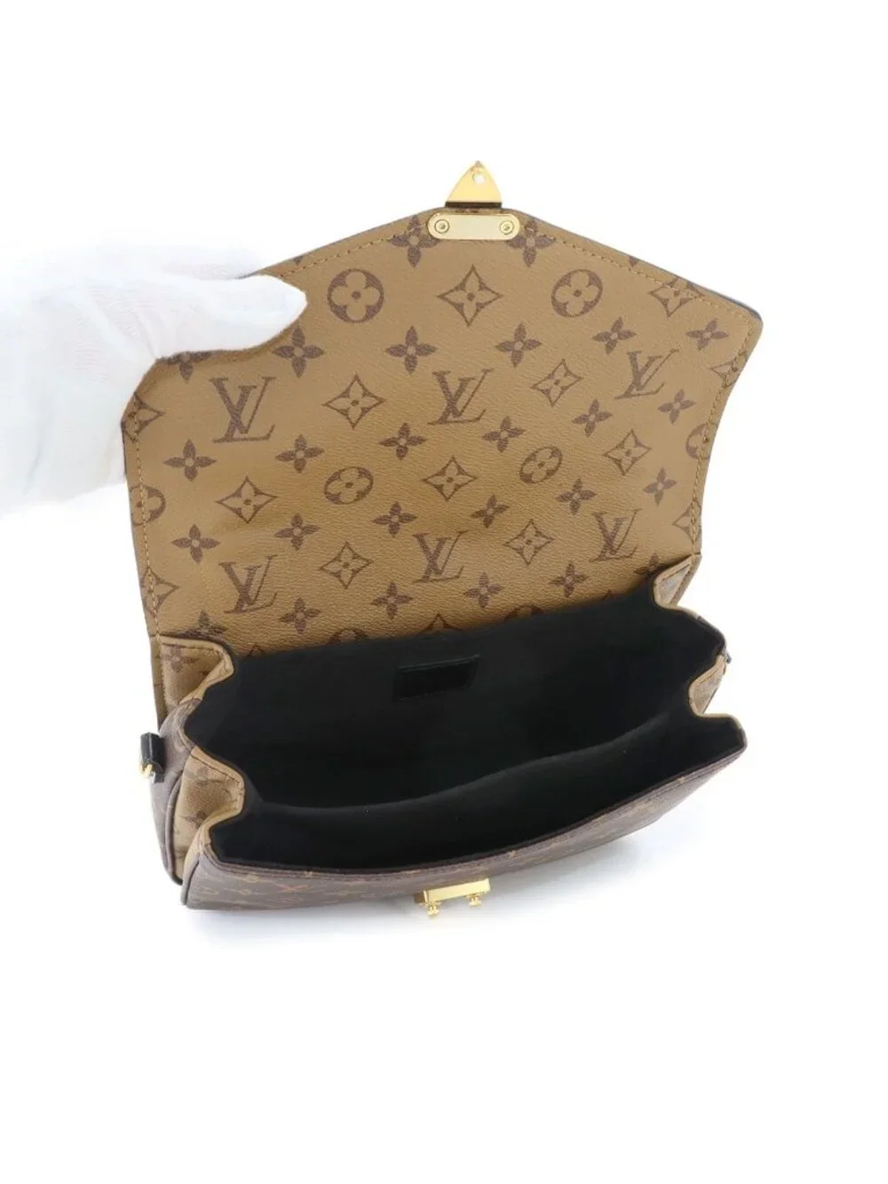 Louis Vuitton Monogram Reverse Pochette Metis MM 2-Way Bag